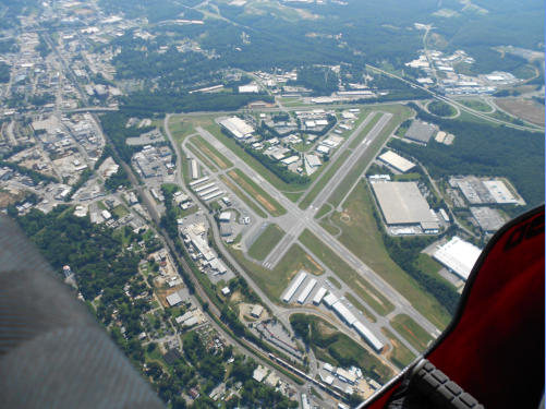 Gainsville Airport Georgia from  P&M Quik GT450 trike